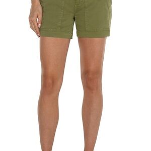 Liverpool Utility Shorts Eucalyptus